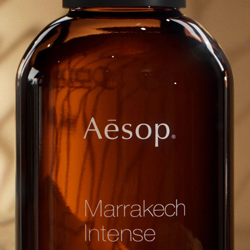 Projet Aesop, direction artistique et shooting 3D produit