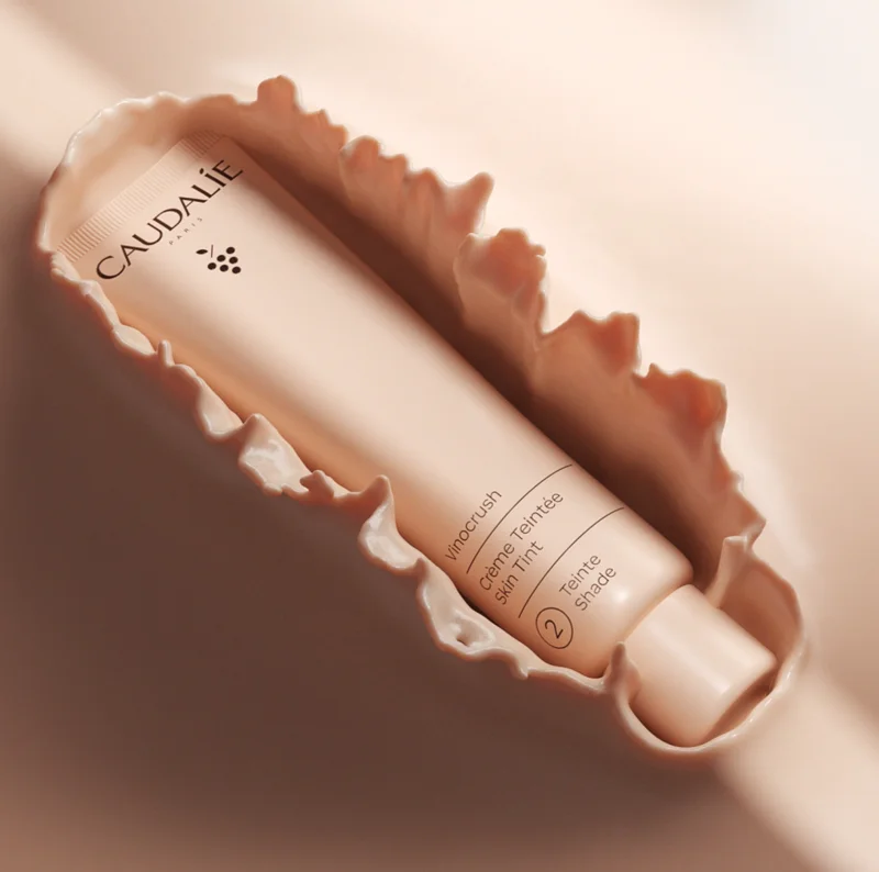 Projet Caudalie, motion design beaut&eacute; 3D