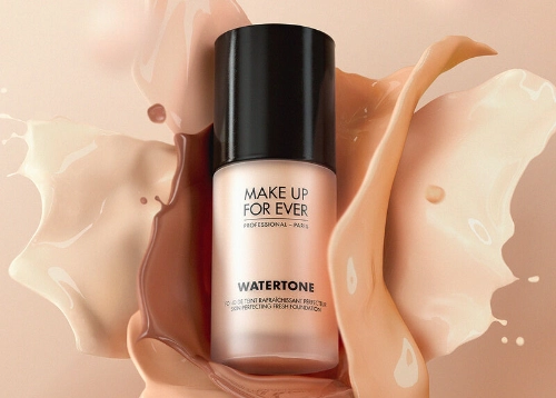 Projet Make Up For Ever Watertone, animation 3D cosmétique fond de teint